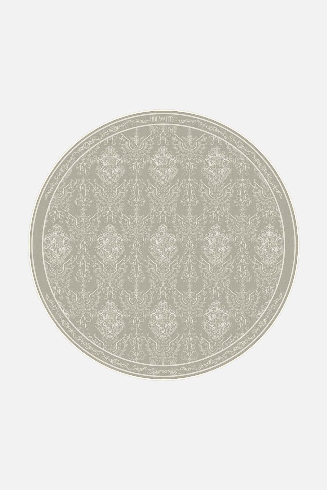 teppana-harry-potter-damast-taupe-teppich-waschbarer-kinderteppich-im-hogwarts-d image 8