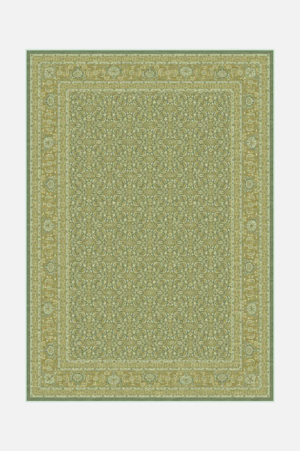 teppana-emma-emerald-teppich-klassisch-gr-n-waschbar image 1