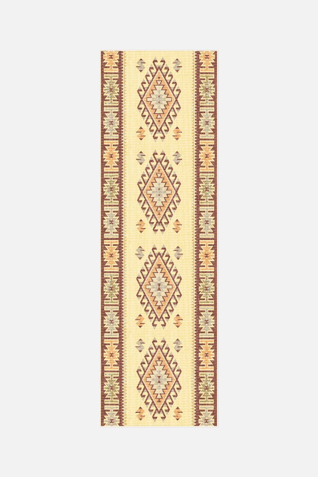 teppana-margo-kelim-teppich-waschbarer-teppich-im-marokkanischen-kelim-stil-brau image 5