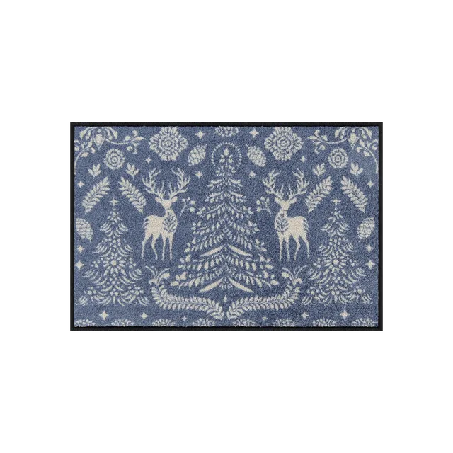 salonloewe-scandi-forest-blue-eingangsmatte-50-x-75-cm image 1
