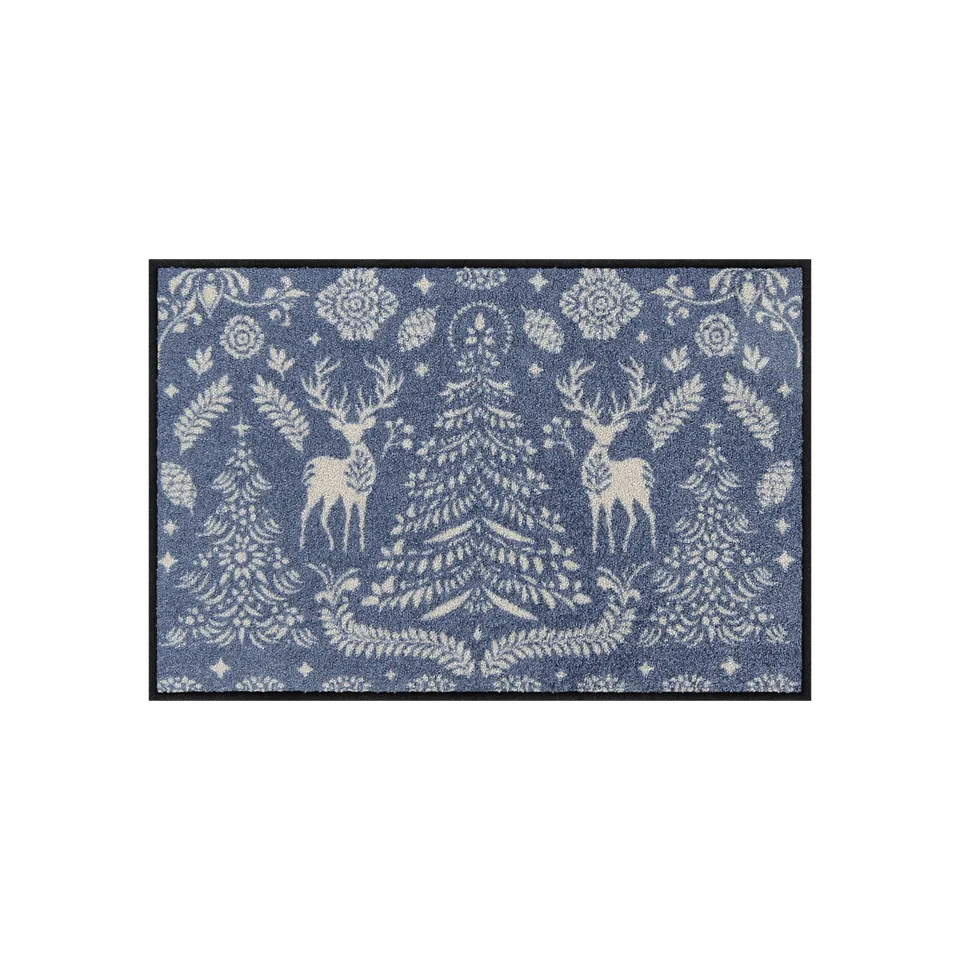 salonloewe-scandi-forest-blue-eingangsmatte-50-x-75-cm image 1