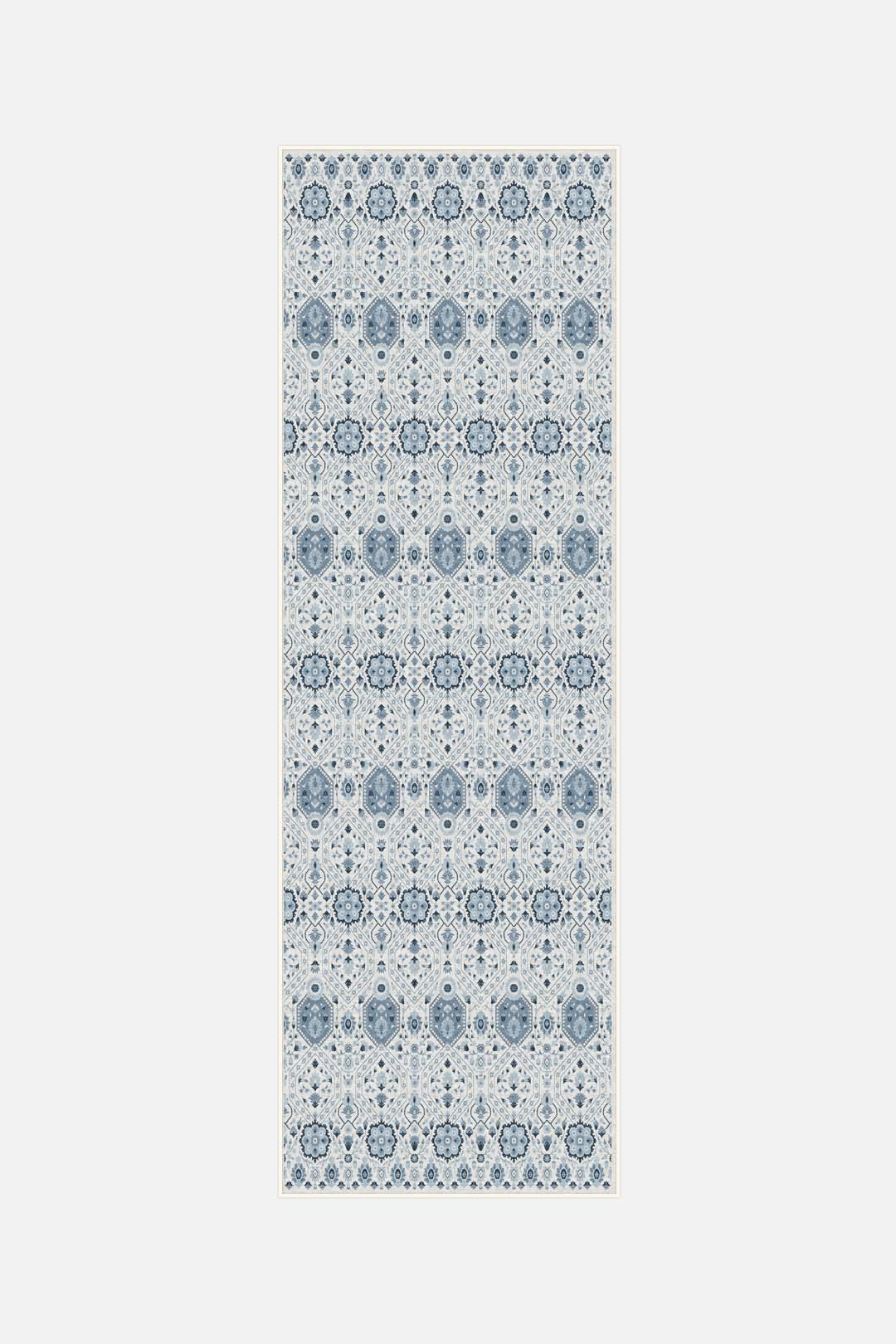 teppana-hangi-blau-waschbarer-kurzflor-teppich-im-floralen-blau-design-50-rabatt image 5