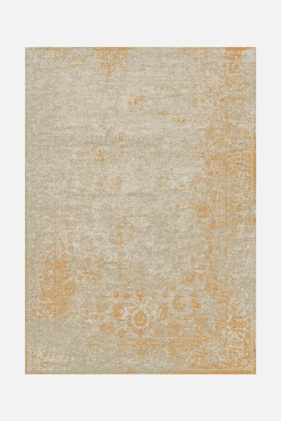 teppana-mio-sonne-teppich-waschbarer-indoor-teppich-gelb-orange-boho image 1