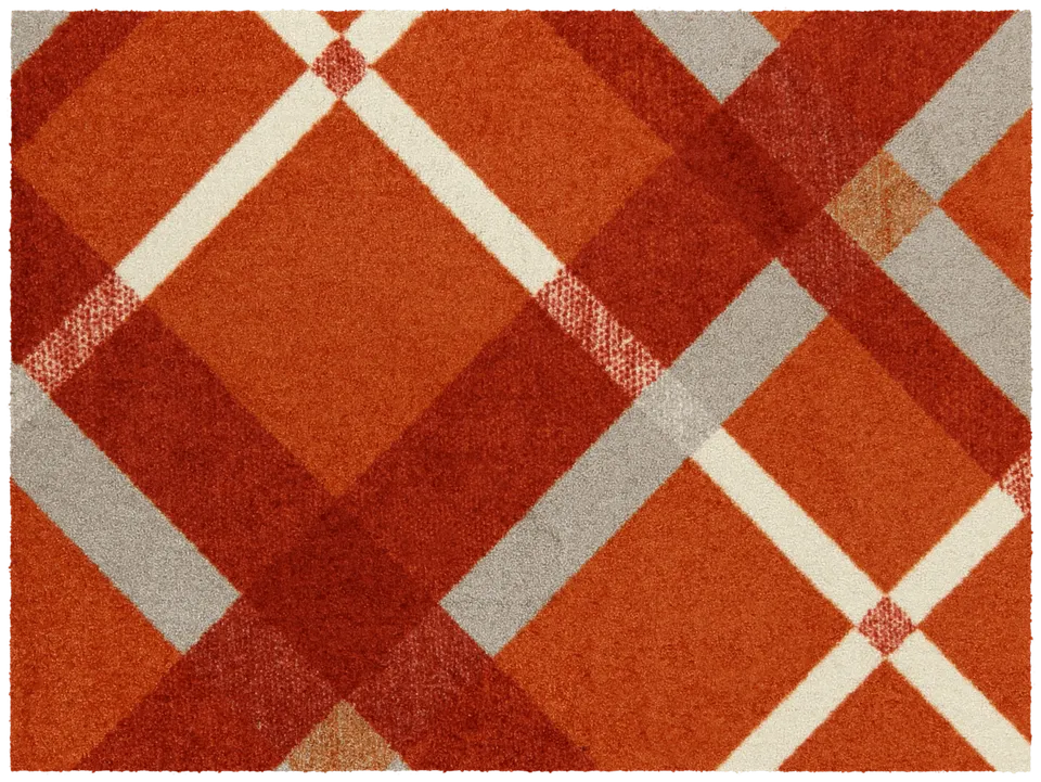 salonloewe-bente-terra-red-teppich-75-x-100-cm-waschbarer-teppich-in-warmem-terr image 1