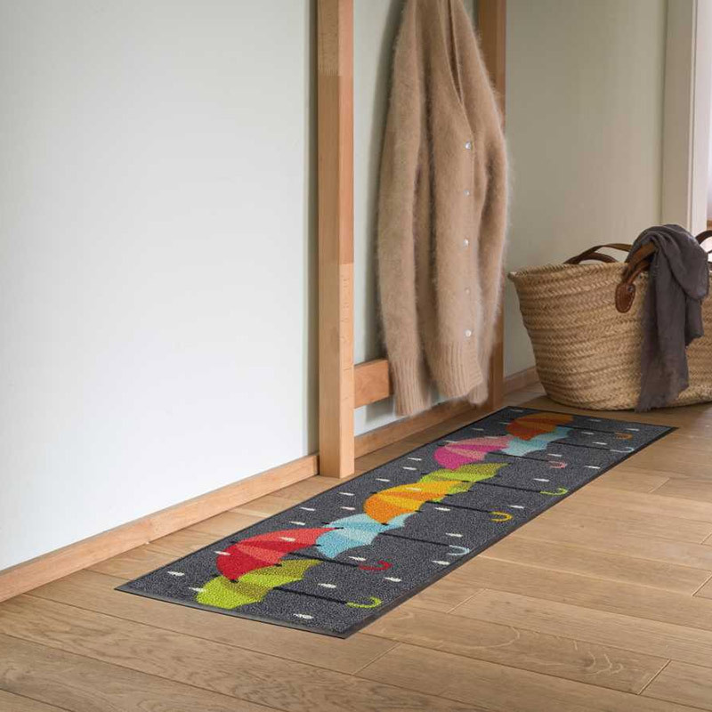 salonloewe-raindance-eingangsmatte-30-x-100-cm-waschbare-fu-matte-mit-regenschir image 2