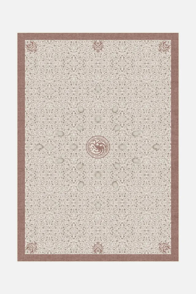 teppana-haus-targaryen-rostrot-teppich-waschbarer-indoor-teppich-game-of-thrones image 1