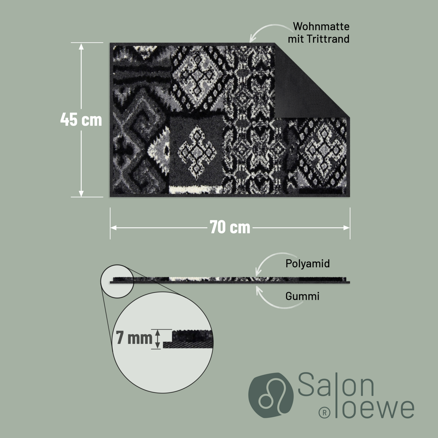 salonloewe-la-grange-black-eingangsmatte-45-x-70-cm image 4