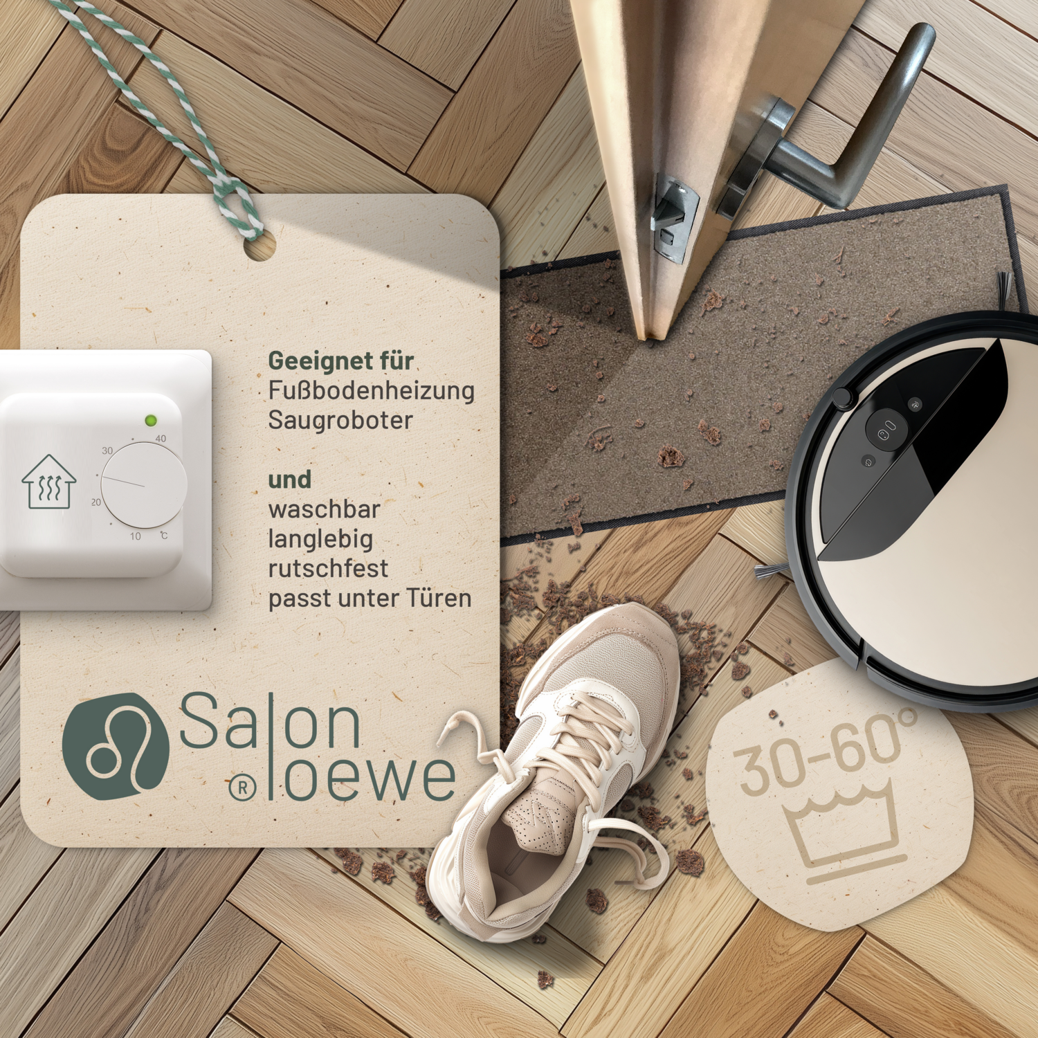salonloewe-taupe-l-ufer-30-x-100-cm-waschbare-schmutzfangmatte-aus-polyamid-brau image 3
