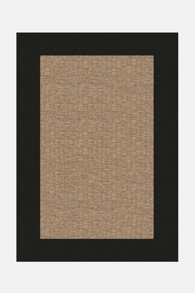 teppana-jute-haptik-alisa-espresso-waschbarer-teppich-im-boho-stil-50-rabatt image 1
