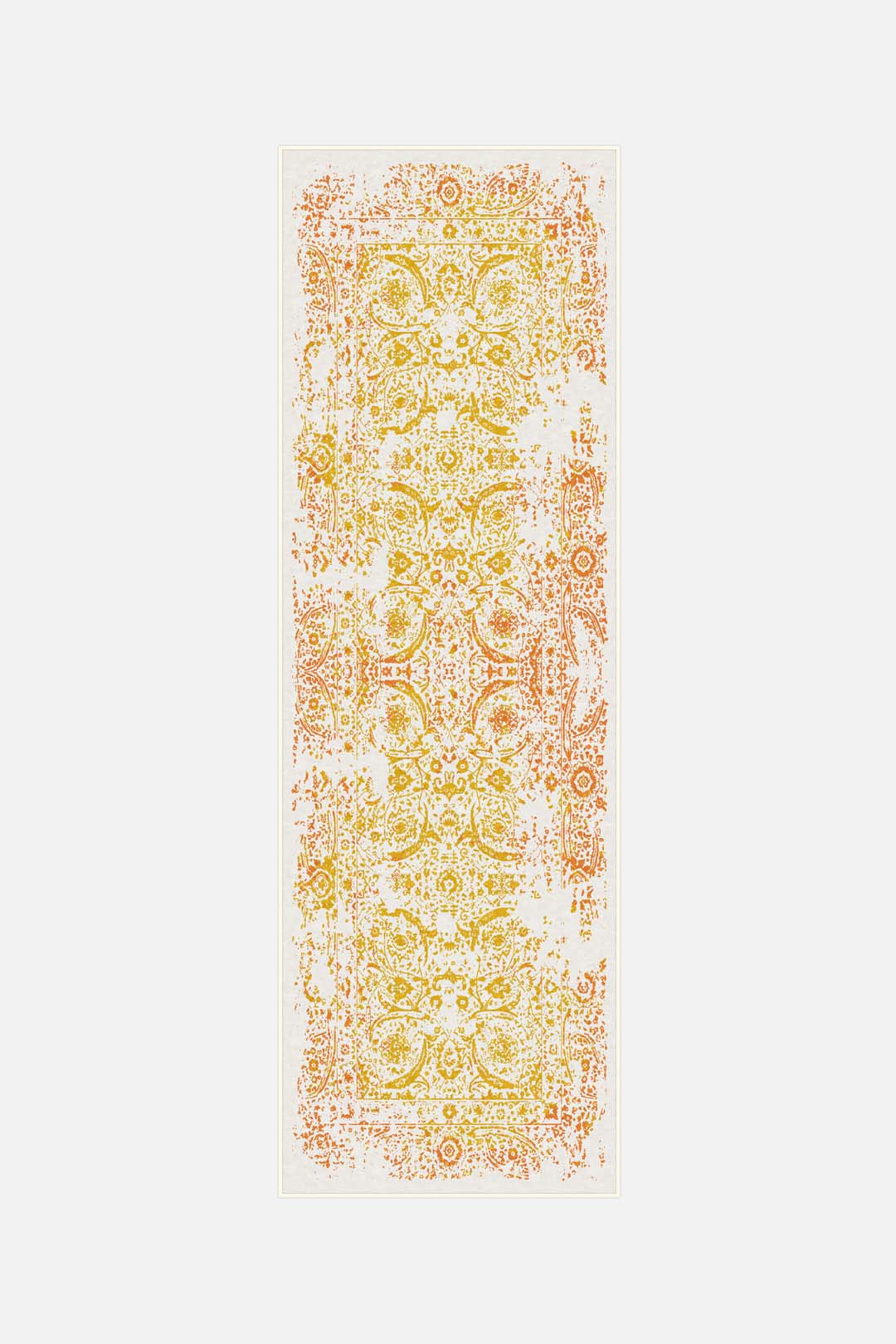 teppana-eva-sonne-teppich-waschbarer-teppich-in-gelb-orange-f-r-moderne-wohnr-um image 5