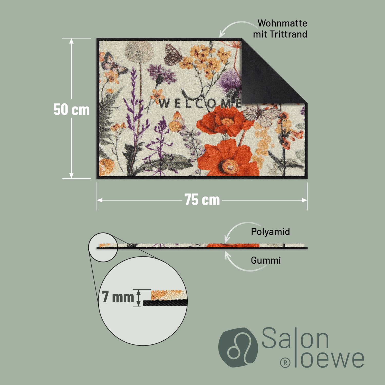 salonloewe-late-summer-eingangsmatte-50-x-75-cm-welcome-design-made-in-germany image 4