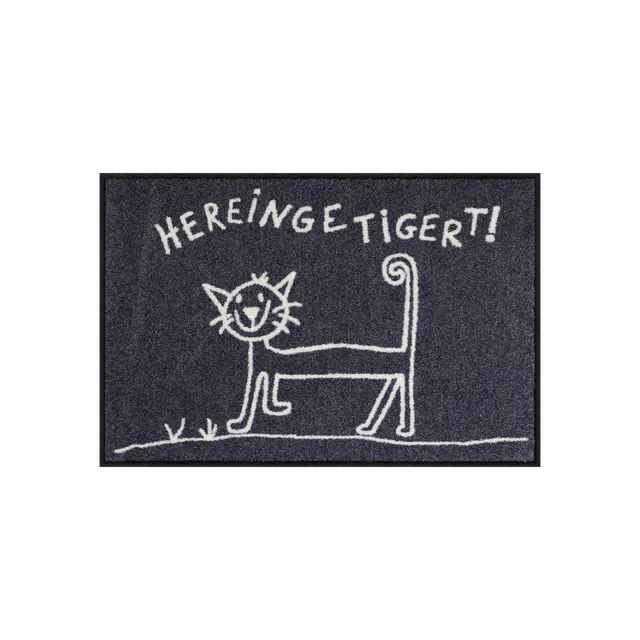 salonloewe-hereingetigert-eingangsmatte-fu-matte-50-x-75-cm-katzenmotiv-auf-dunk image 1