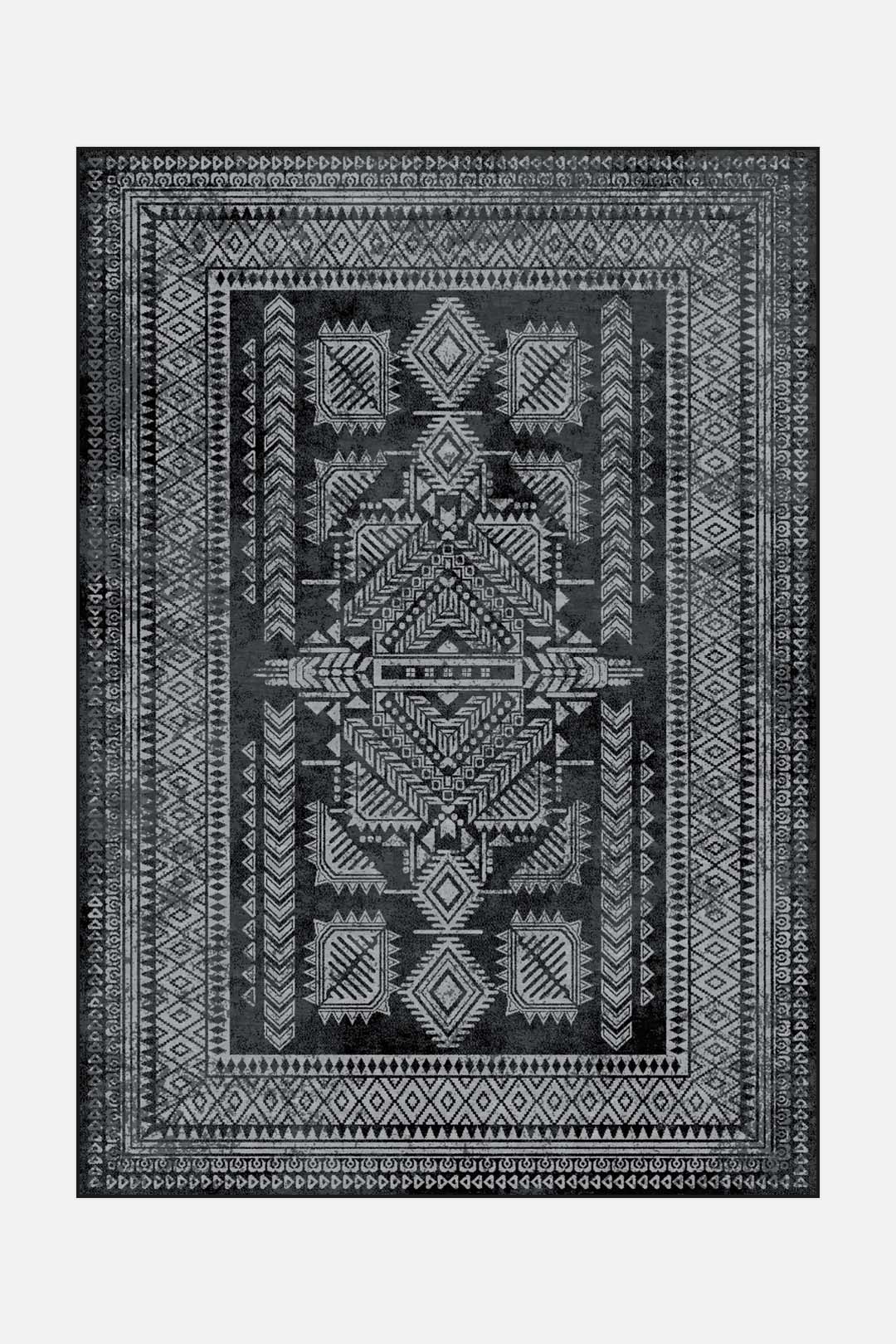 teppana-nolan-schiefer-teppich-waschbarer-teppich-schwarz image 1