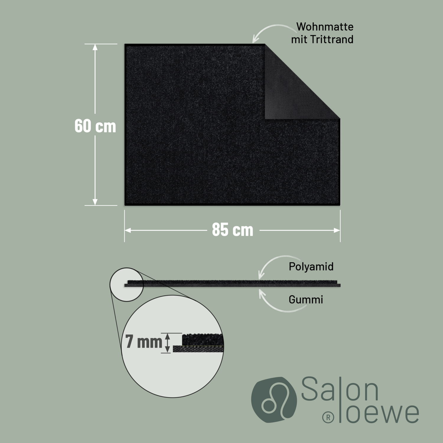 salonloewe-schwarz-l-ufer-60-x-85-cm-elegante-einfarbige-fu-matte-polyamid-rutsc image 3