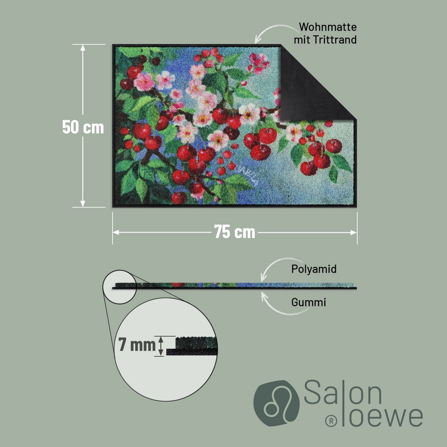salonloewe-cherry-dream-eingangsmatte-50-x-75-cm-schmutzfangmatte-mit-kirschmoti image 4