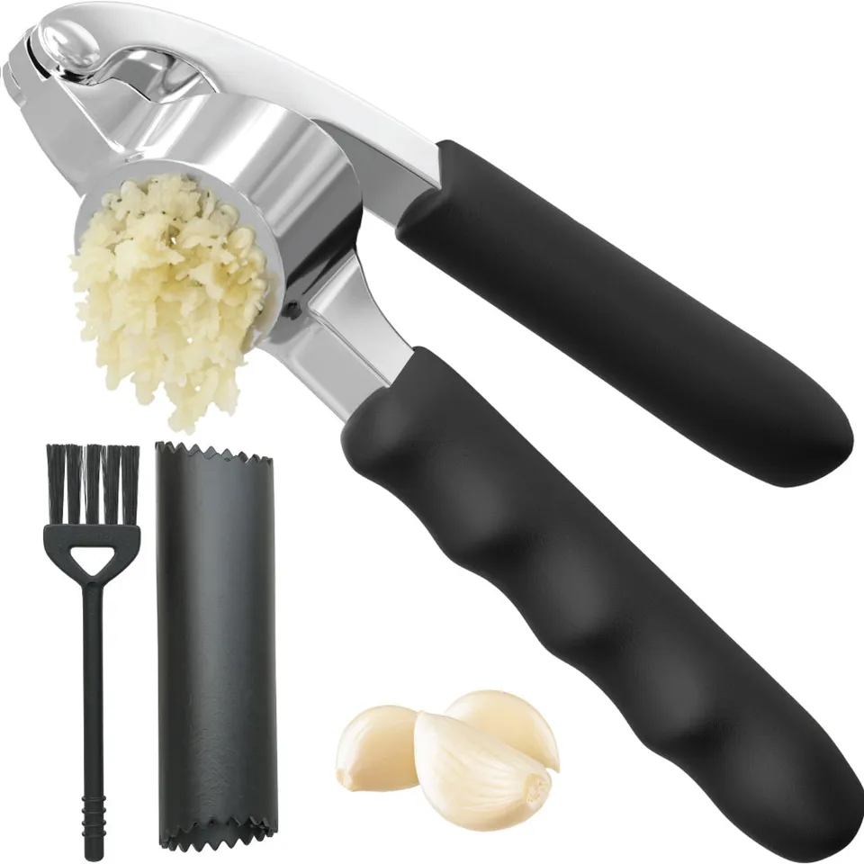 gorilla-grip-garlic-press-and-peel-set-knoblauchpresse-set image 1