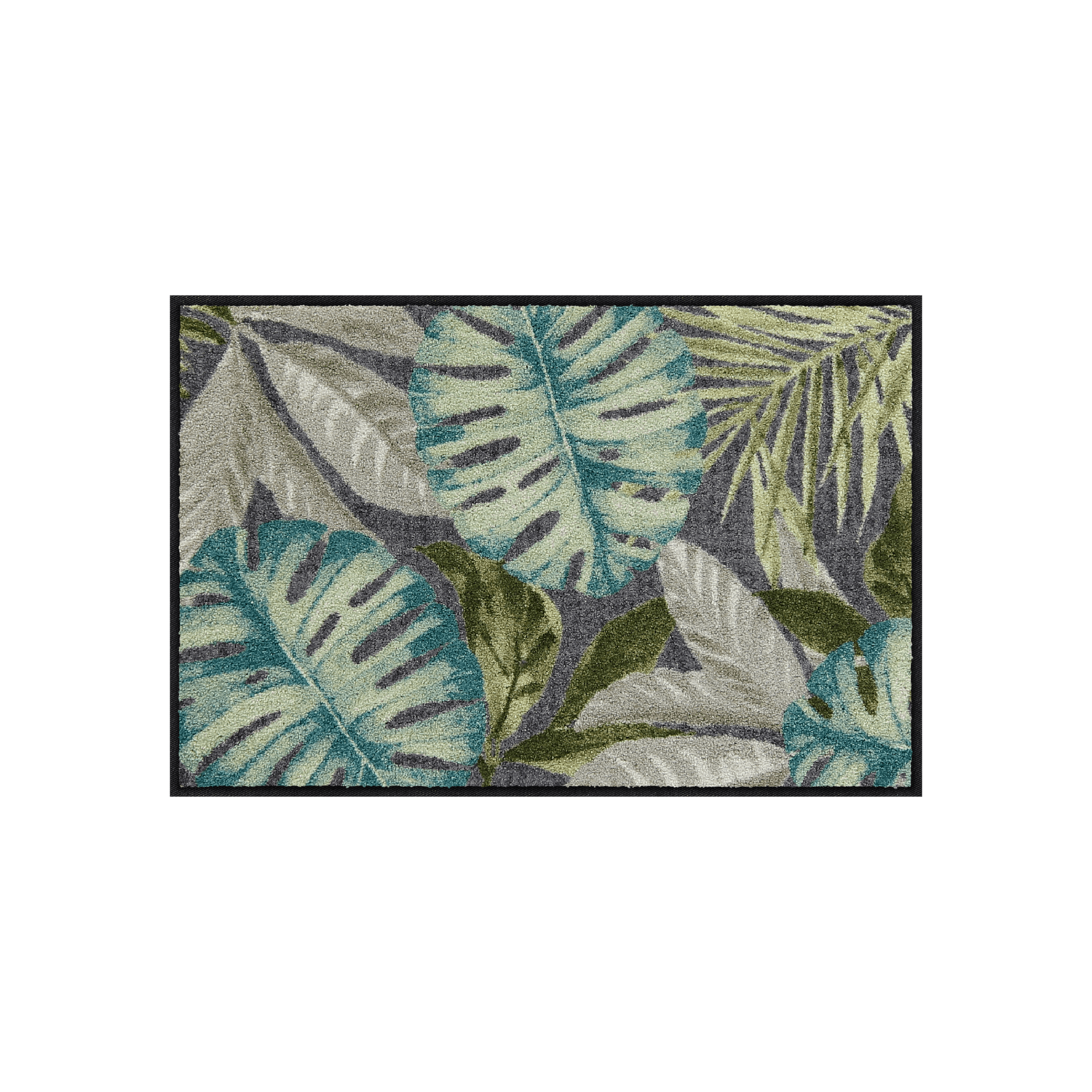 salonloewe-coco-anthrazit-eingangsmatte-50-x-75-cm-exotisches-bl-tterdesign-ruts image 1
