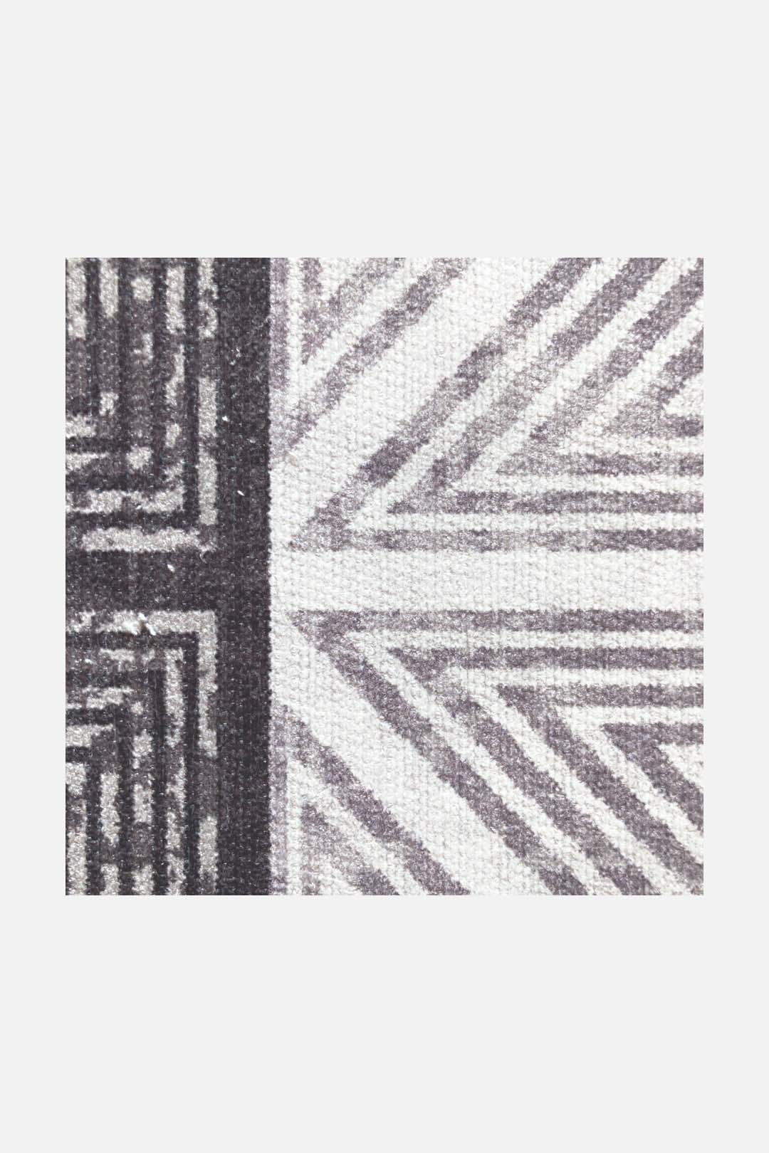 teppana-tahlin-labyrinth-teppich-waschbarer-designer-teppich-in-grau-silber-mit- image 7