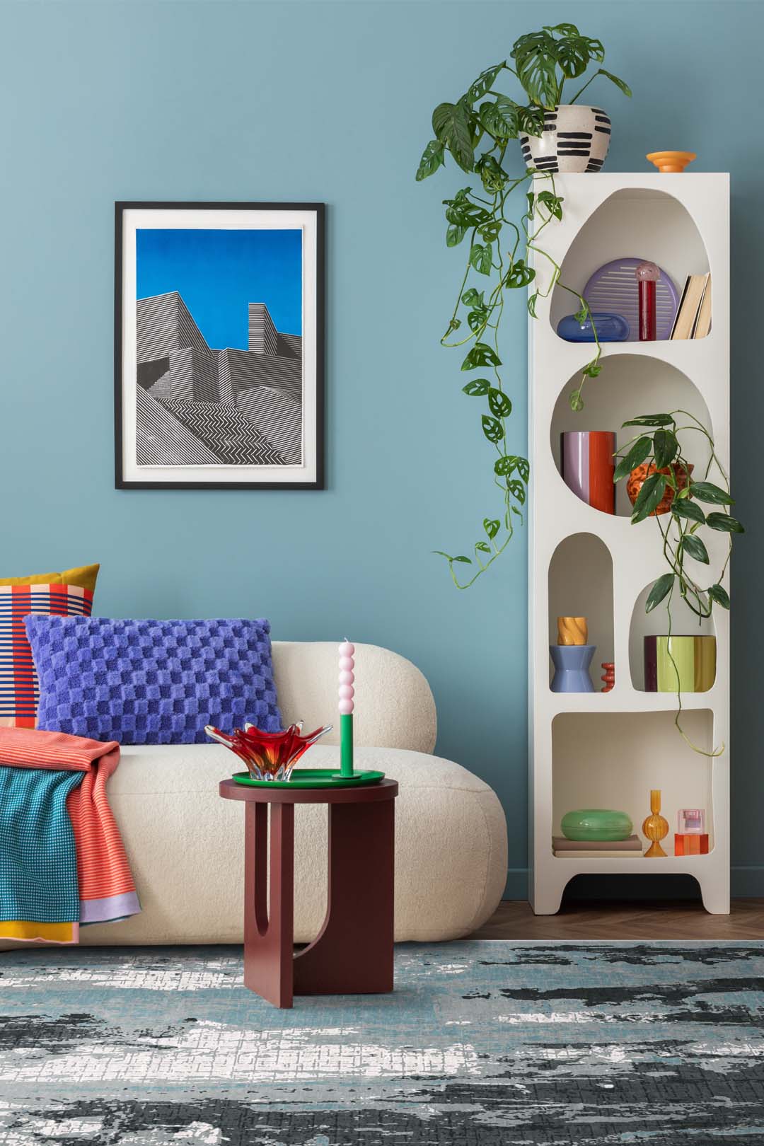 teppana-reese-hellblau-teppich-waschbarer-indoor-teppich-modern image 4