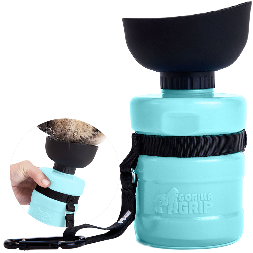 gorilla-grip-dripguard-trinkflasche-f-r-hunde-mit-napf image 3