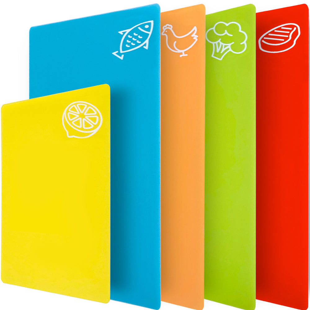 gorilla-grip-flexible-schneidebretter-4er-set-texturierte-r-ckseite-mehrfarbig image 2