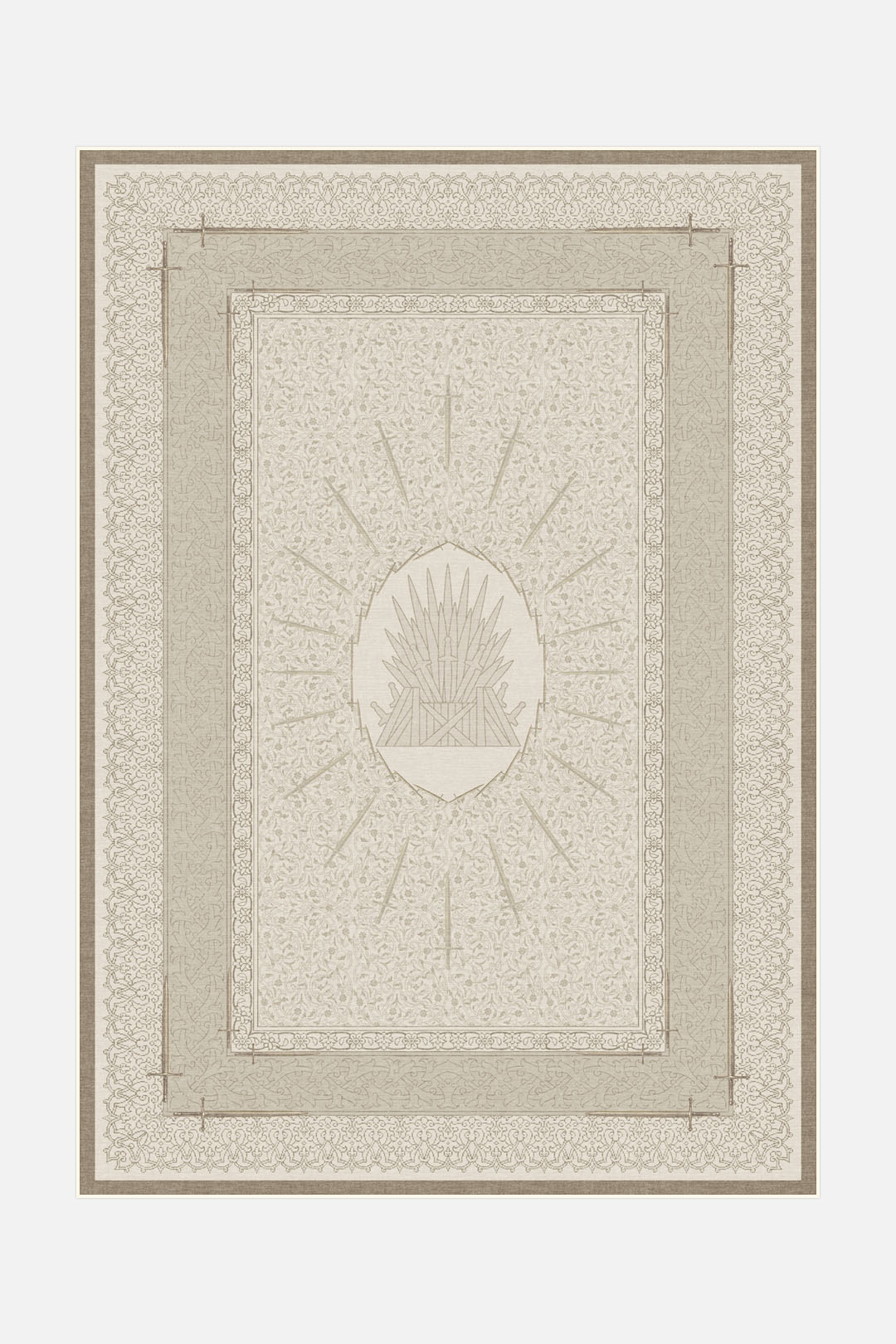 teppana-game-of-thrones-gold-teppich-waschbar image 1