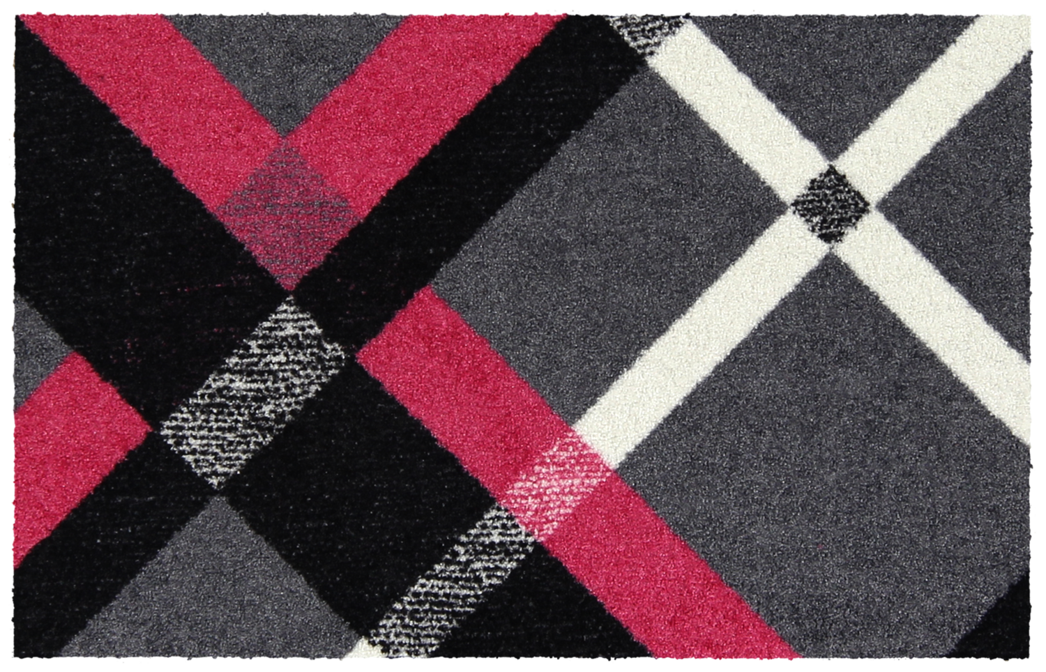 salonloewe-bente-grey-magenta-teppich-50-x-75-cm-moderner-kurzteppich-f-r-flur-u image 1