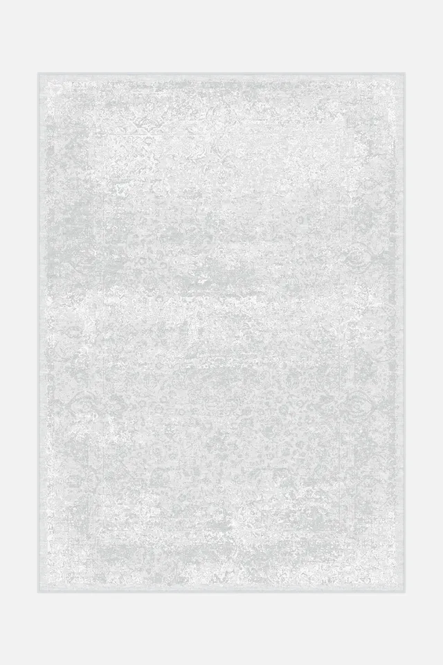 teppana-elsa-silber-teppich-waschbarer-indoor-teppich-mit-rutschfester-matte-gra image 1
