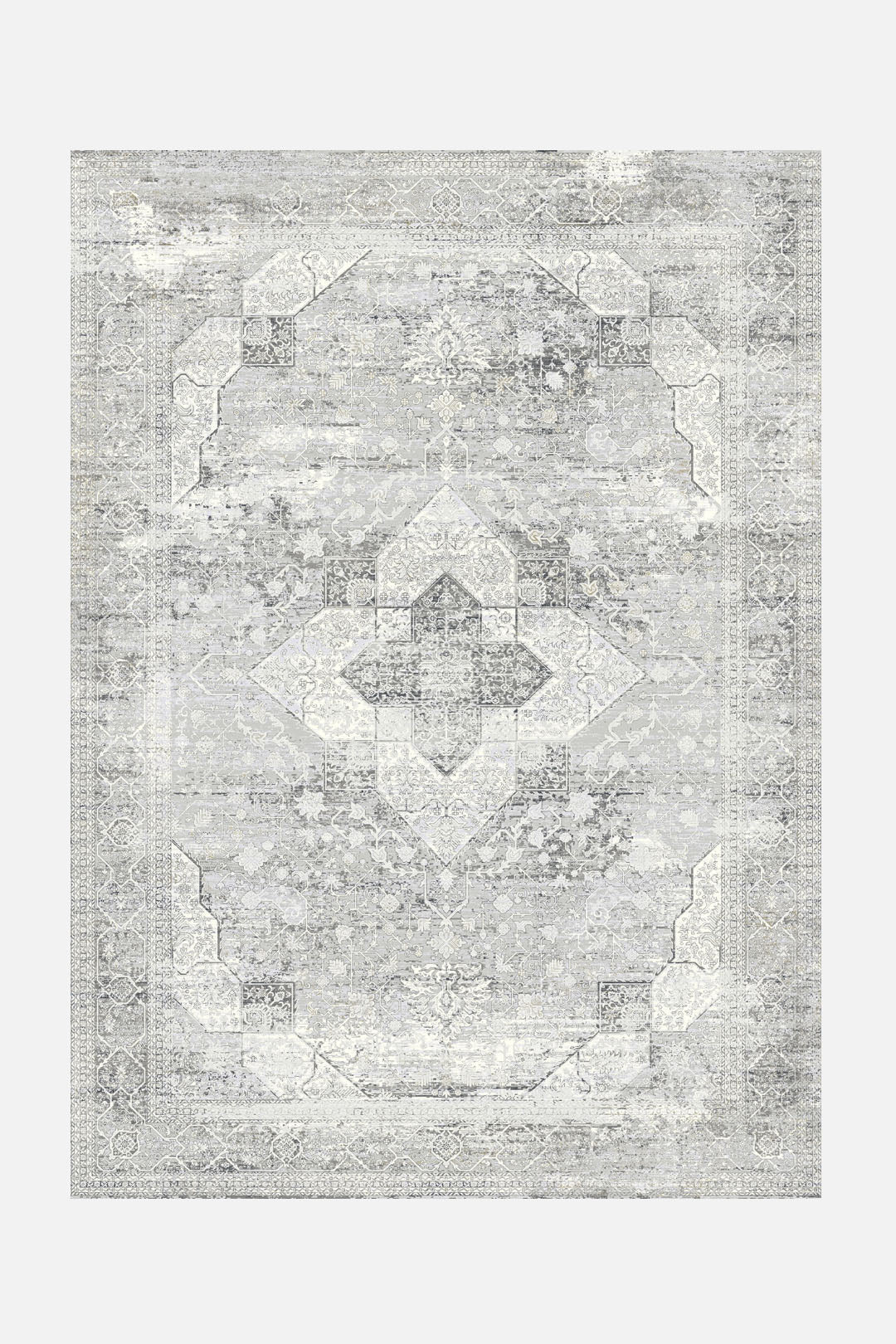 teppana-graphit-vintage-waschbarer-teppich-im-perser-stil-50-rabatt image 1