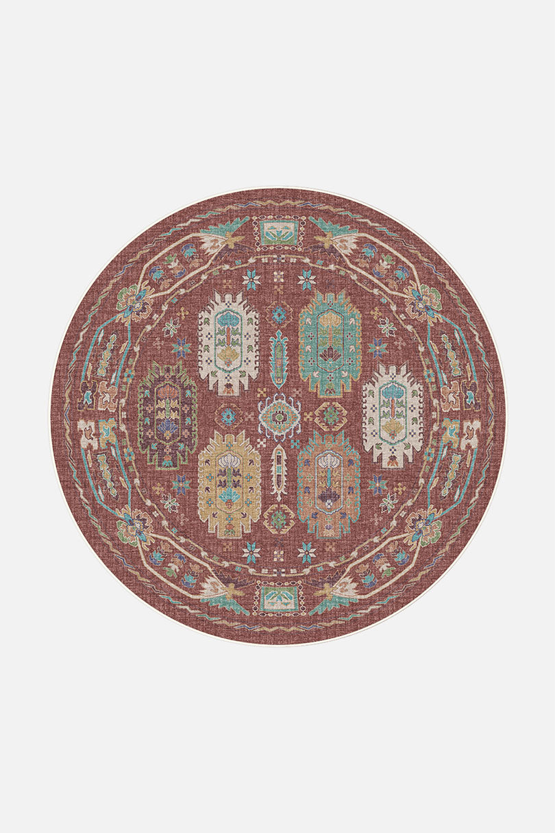 teppana-farah-ziegel-teppich-moderner-waschbarer-teppich-mit-geometrischem-muste image 8