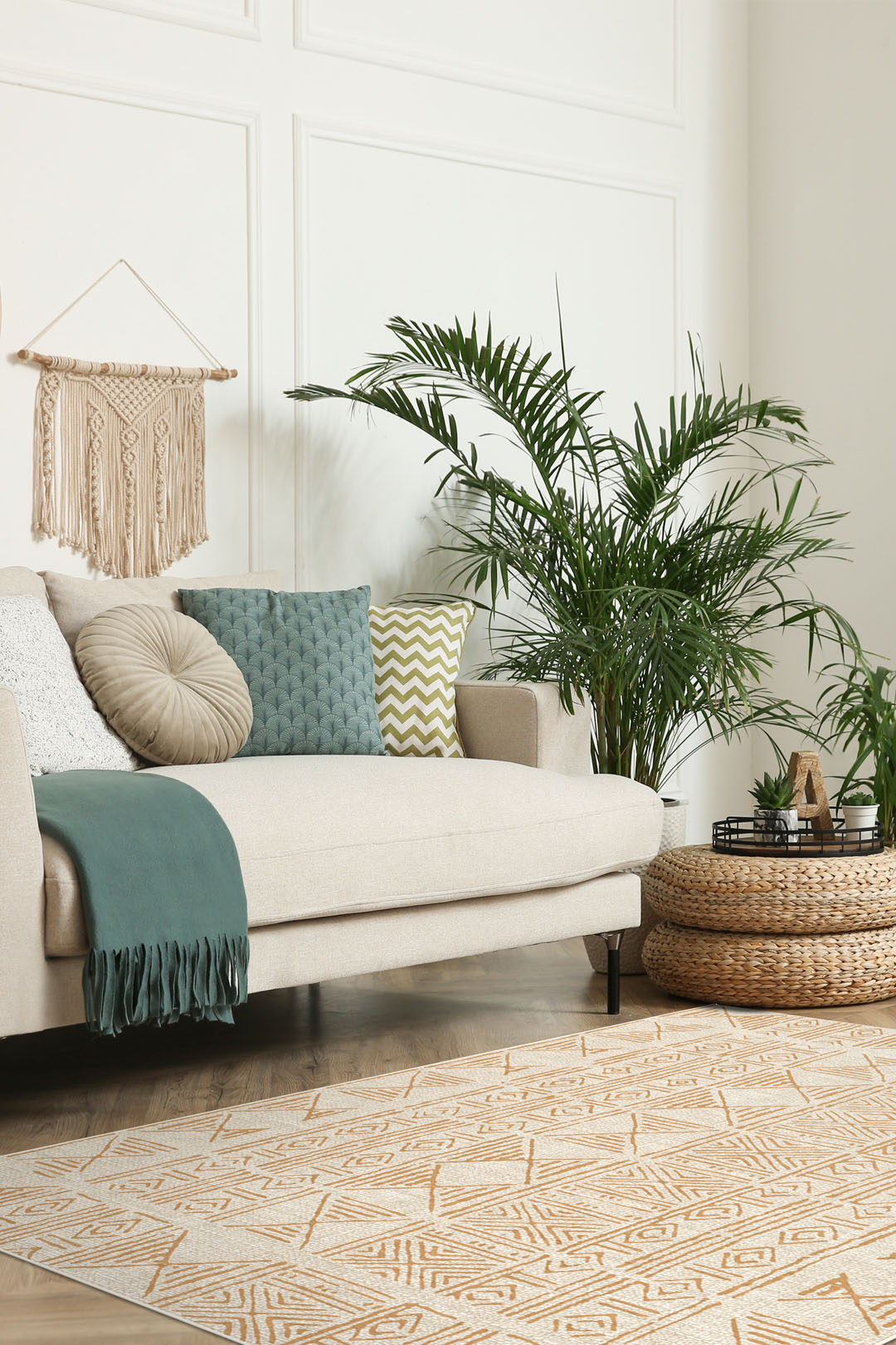 teppana-antik-mond-teppich-waschbarer-wohnteppich-im-marokkanischen-boho-design- image 4
