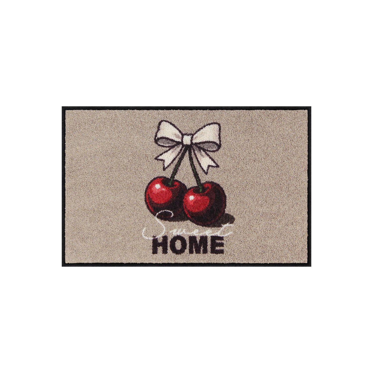 salonloewe-cherry-sweet-eingangsmatte-beige-45-x-70-cm-waschbar-rutschfest image 1
