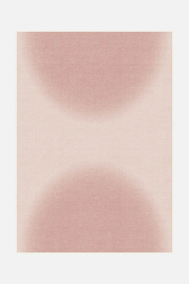 teppana-ombra-koralle-teppich-waschbarer-kurzflor-teppich-mit-rutschfester-matte image 1