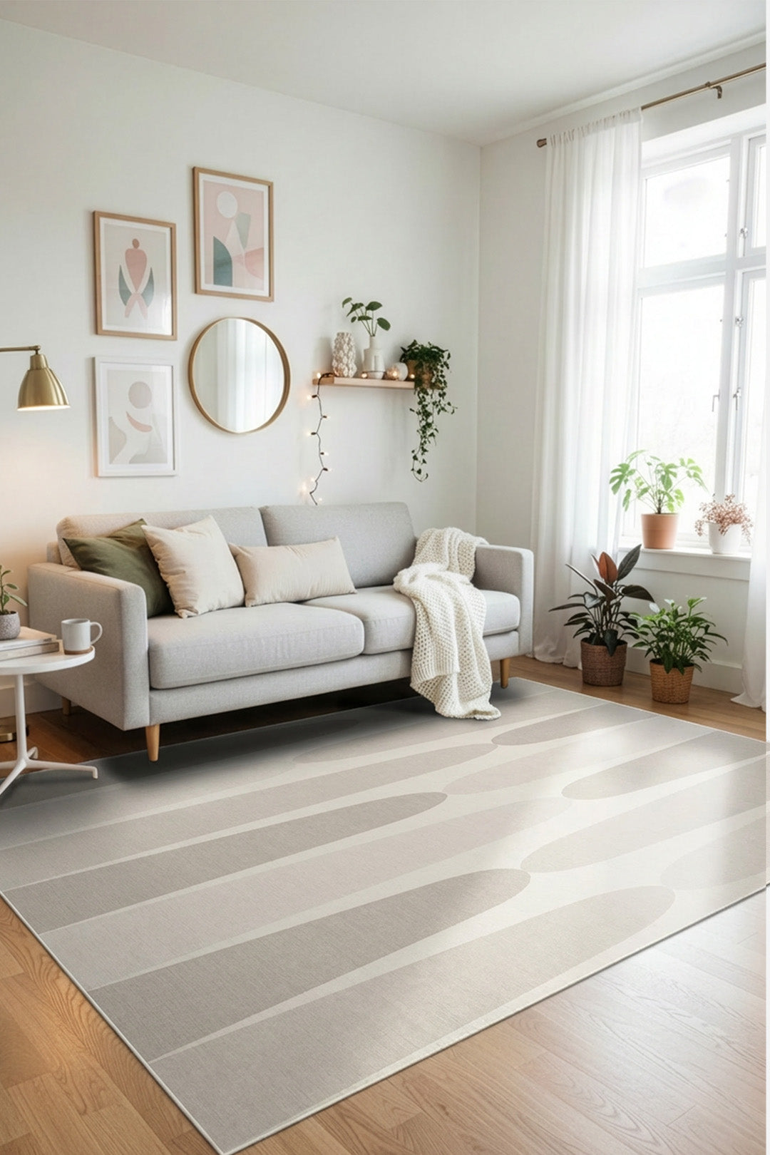 teppana-ria-sand-teppich-waschbarer-indoor-teppich-beige-natur-boho image 4
