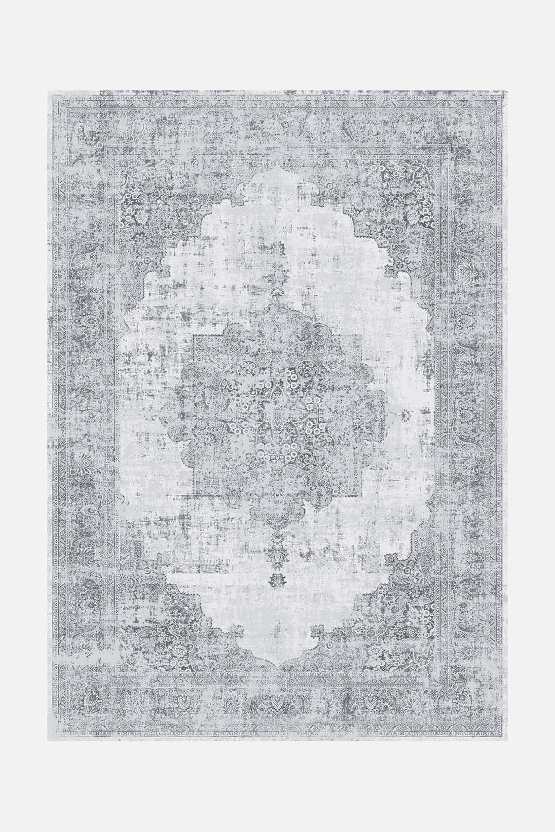 teppana-helia-grau-waschbarer-boho-teppich-mit-rutschfester-matte-individuell-in image 1