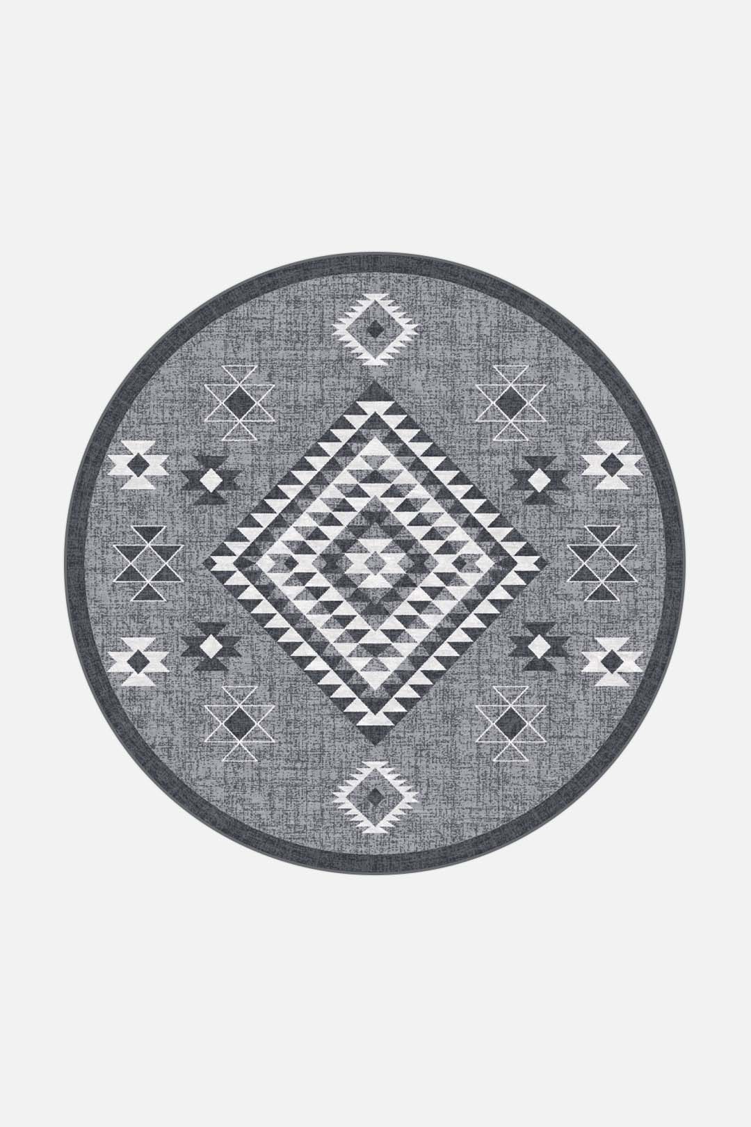 teppana-vera-kiesel-teppich-waschbarer-indoor-teppich-in-grau-silber-mit-dunkelg image 8