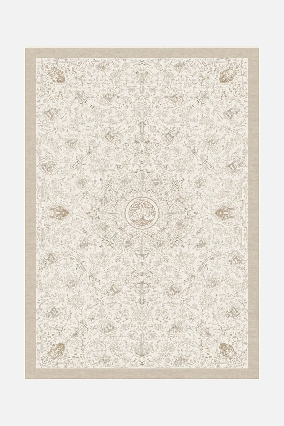 teppana-haus-stark-sand-teppich-waschbarer-game-of-thrones-teppich-mit-rutschfes image 1