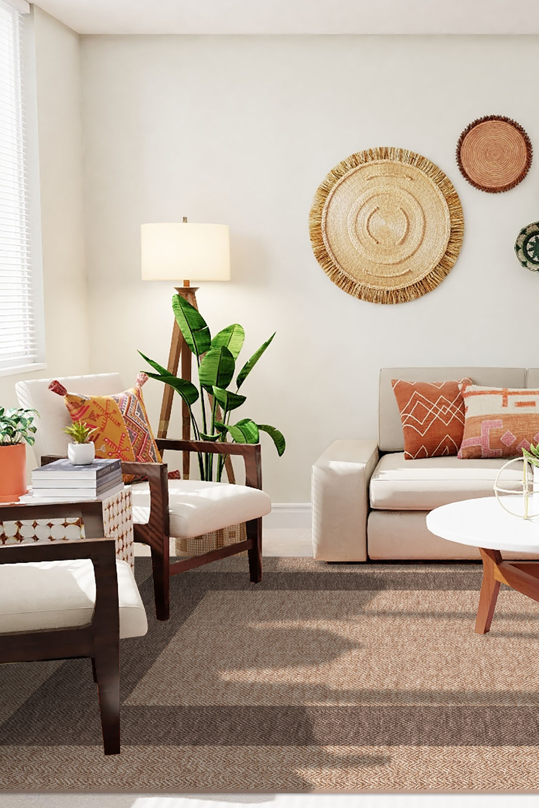 teppana-madison-macchiato-jute-haptik-teppich-waschbar-beige image 4