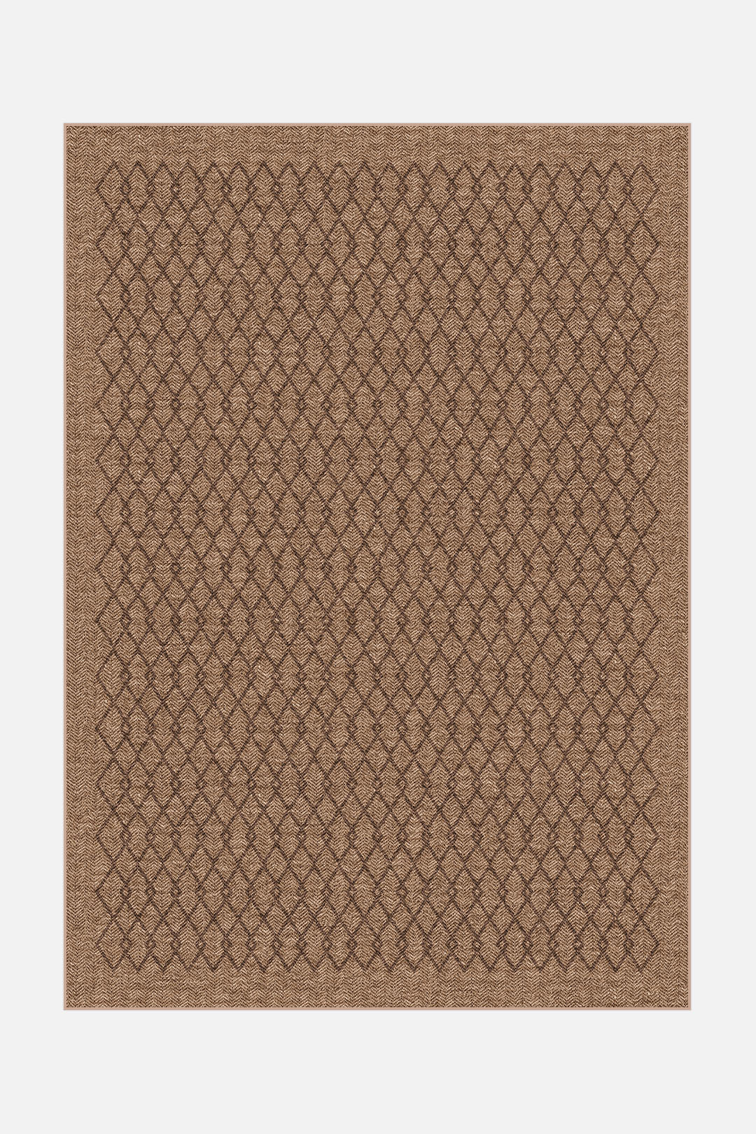 teppana-jute-haptik-maddie-mokka-teppich-waschbarer-jute-look-in-beige-natur-und image 1