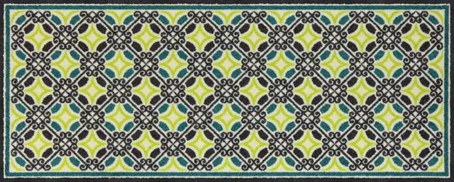 salonloewe-bogart-green-aqua-l-ufer-60-x-150-cm-waschbarer-flurl-ufer-in-gr-n-aq image 1