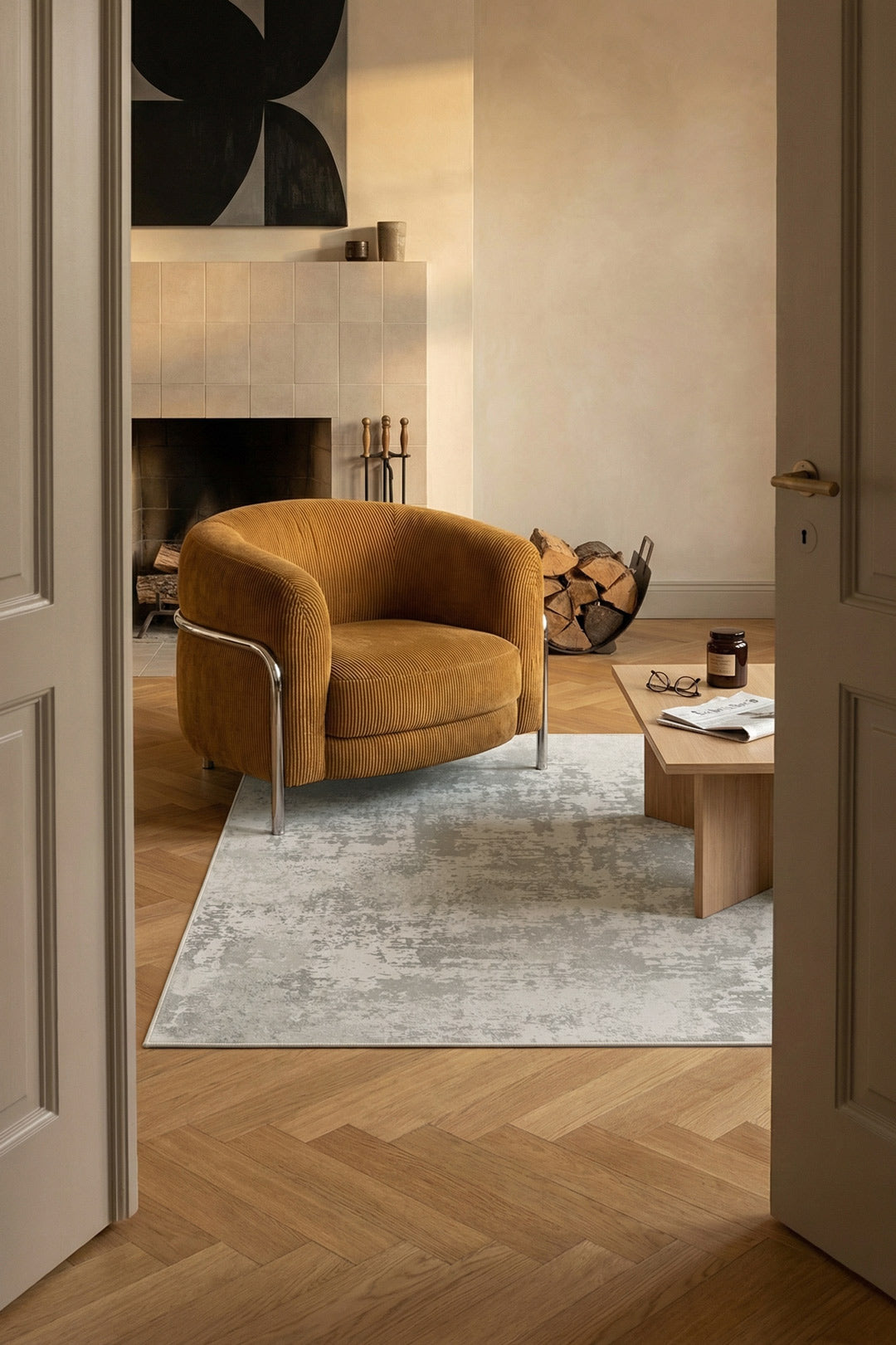 teppana-uno-sand-teppich-waschbarer-indoor-teppich-in-beige-34-50 image 5