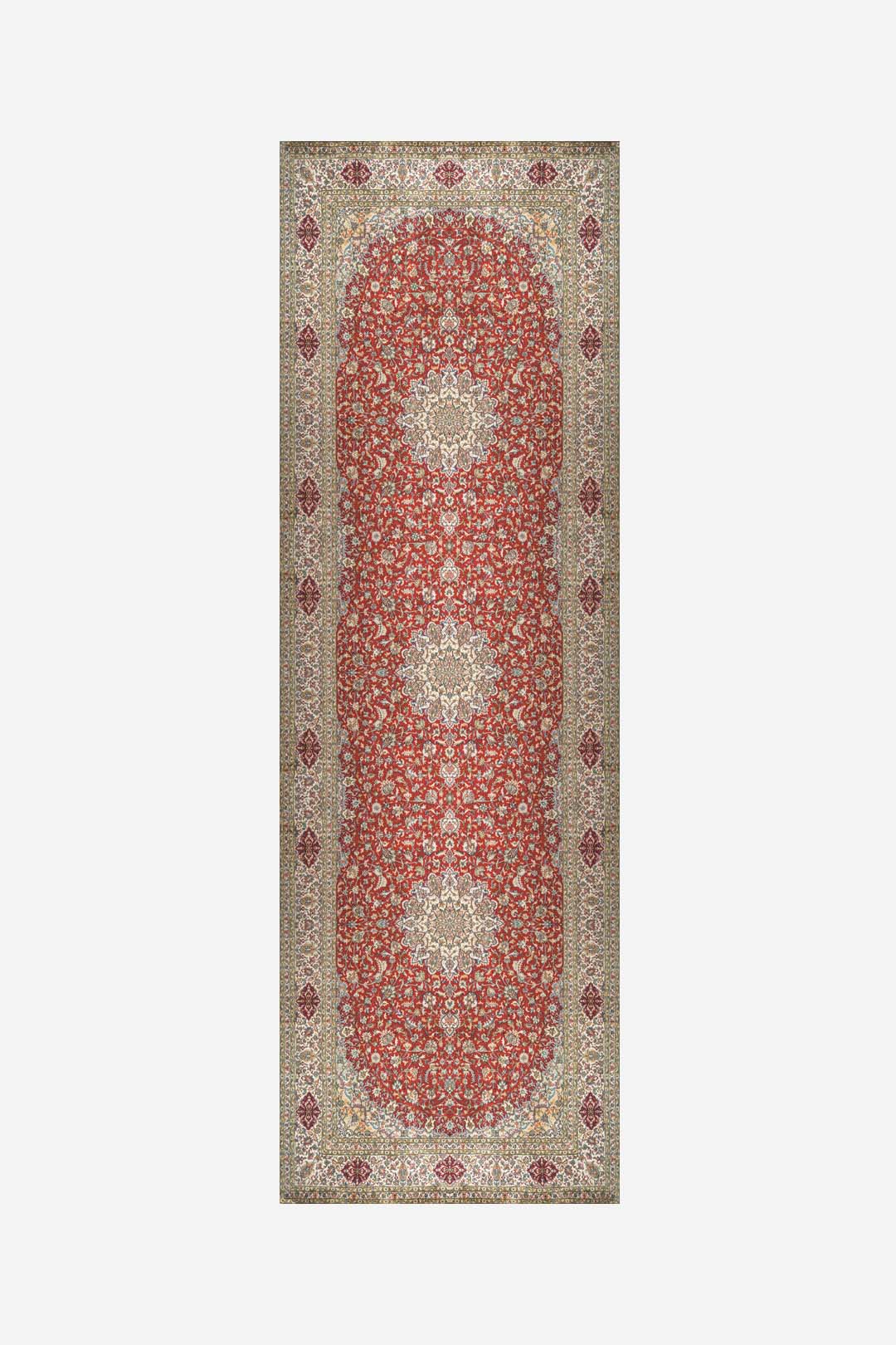 teppana-mina-rubin-waschbarer-teppich-persisch-creme-mehrfarbig image 5
