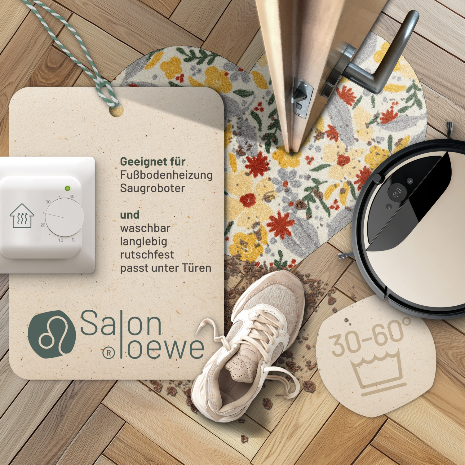 salonloewe-forever-yours-shape-62-x-85-cm-herzf-rmige-fu-matte-mit-blumenmuster image 2