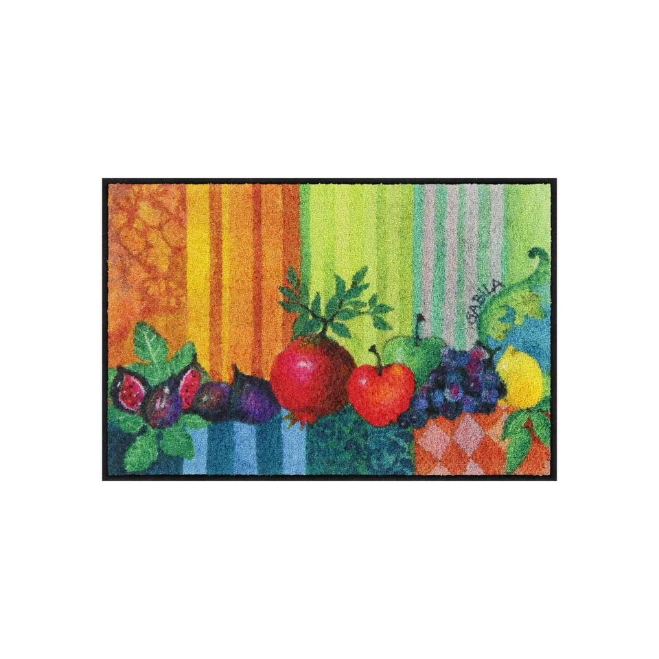 salonloewe-frutta-e-righe-l-ufer-50-x-75-cm-schmutzfangmatte-mit-fr-chte-und-str image 1