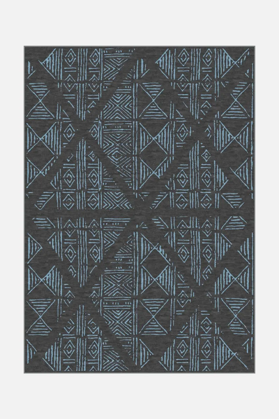 teppana-logan-blau-teppich-waschbarer-indoor-teppich-modern-inkl-rutschfester-ma image 1