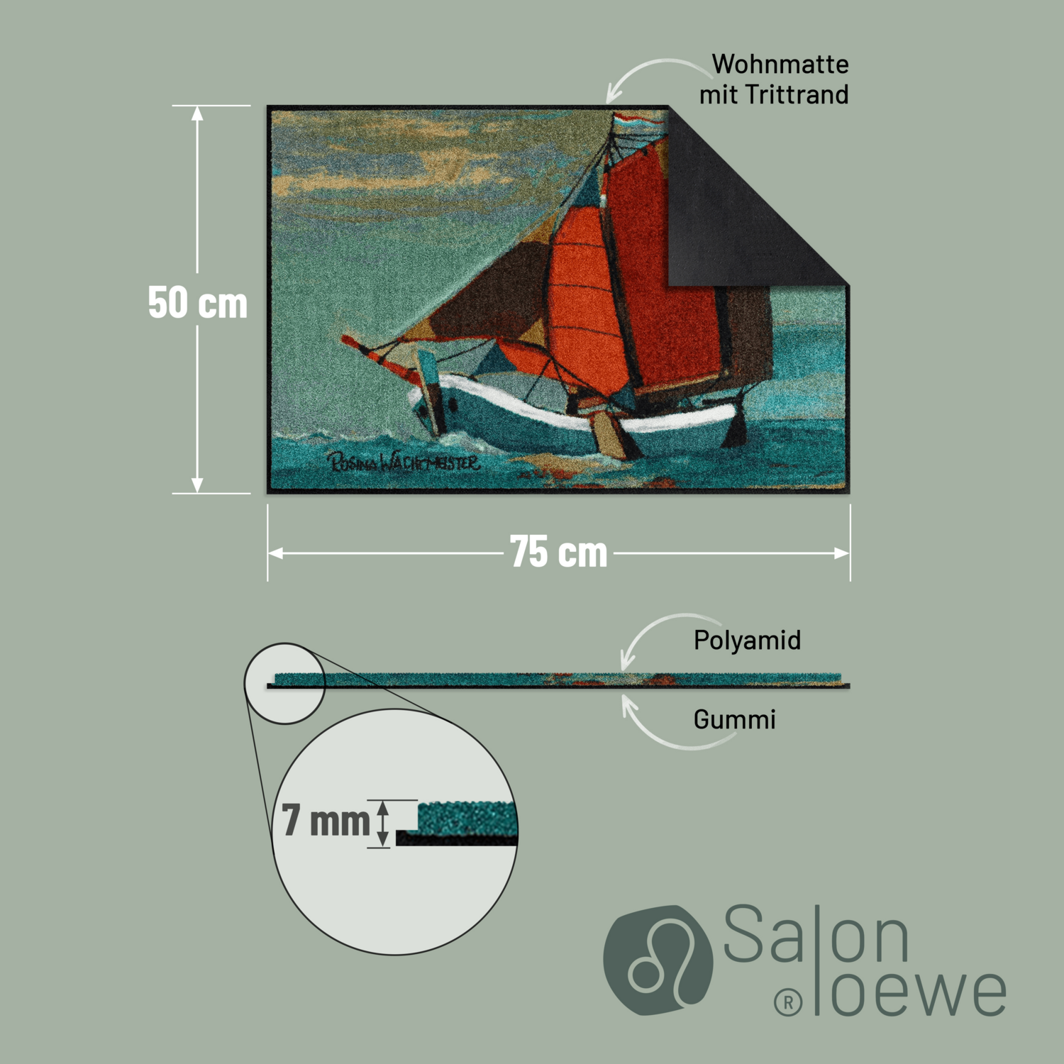 salonloewe-sail-away-eingangsmatte-50-x-75-cm-maritimes-segelboot-design-made-in image 4