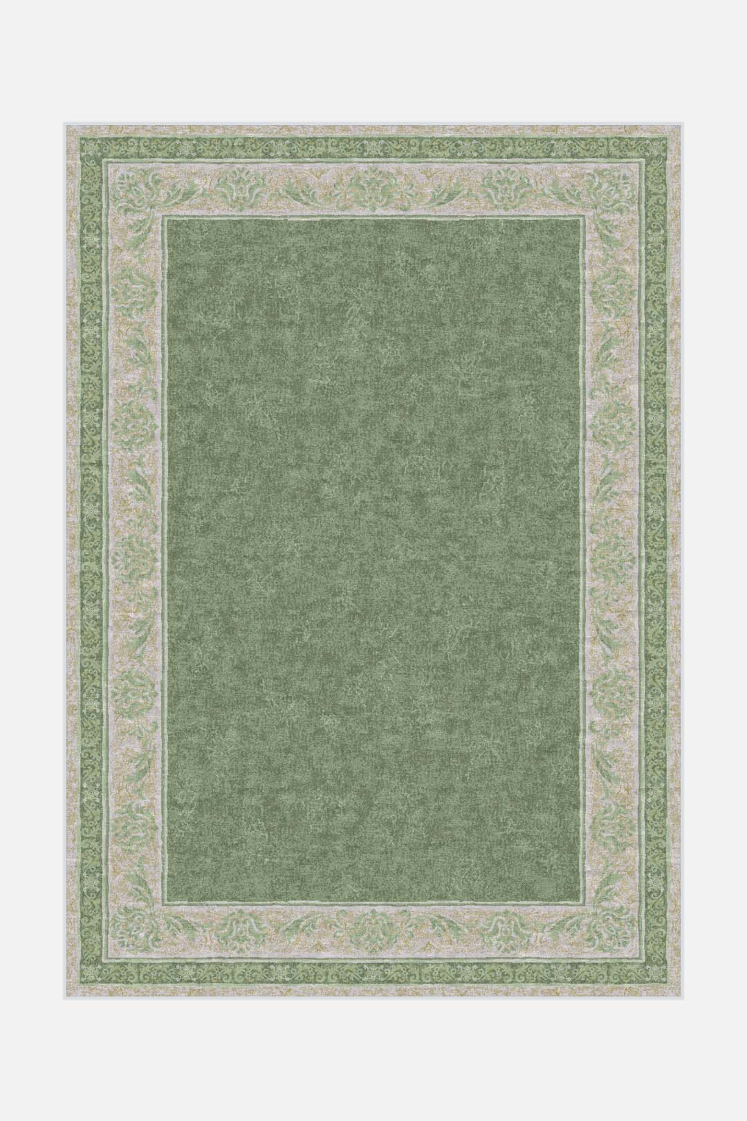 teppana-yuva-meliert-waschbarer-teppich-in-gr-n-blau-50-rabatt image 1
