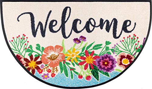 wash-dry-design-fu-matte-round-welcome-blooming-50x85-cm-runde-waschbare-sauberl image 6