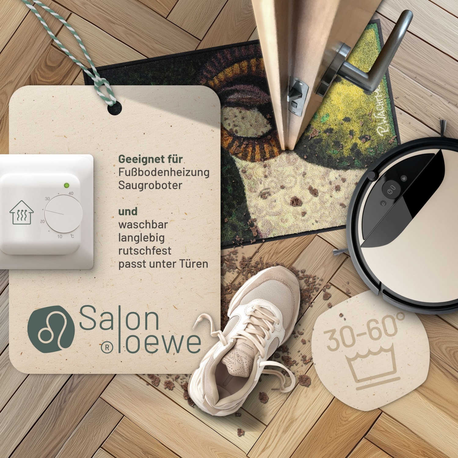 salonloewe-riccia-waschbare-schmutzfangmatte-50-x-75-cm-polyamid-rutschfest image 2