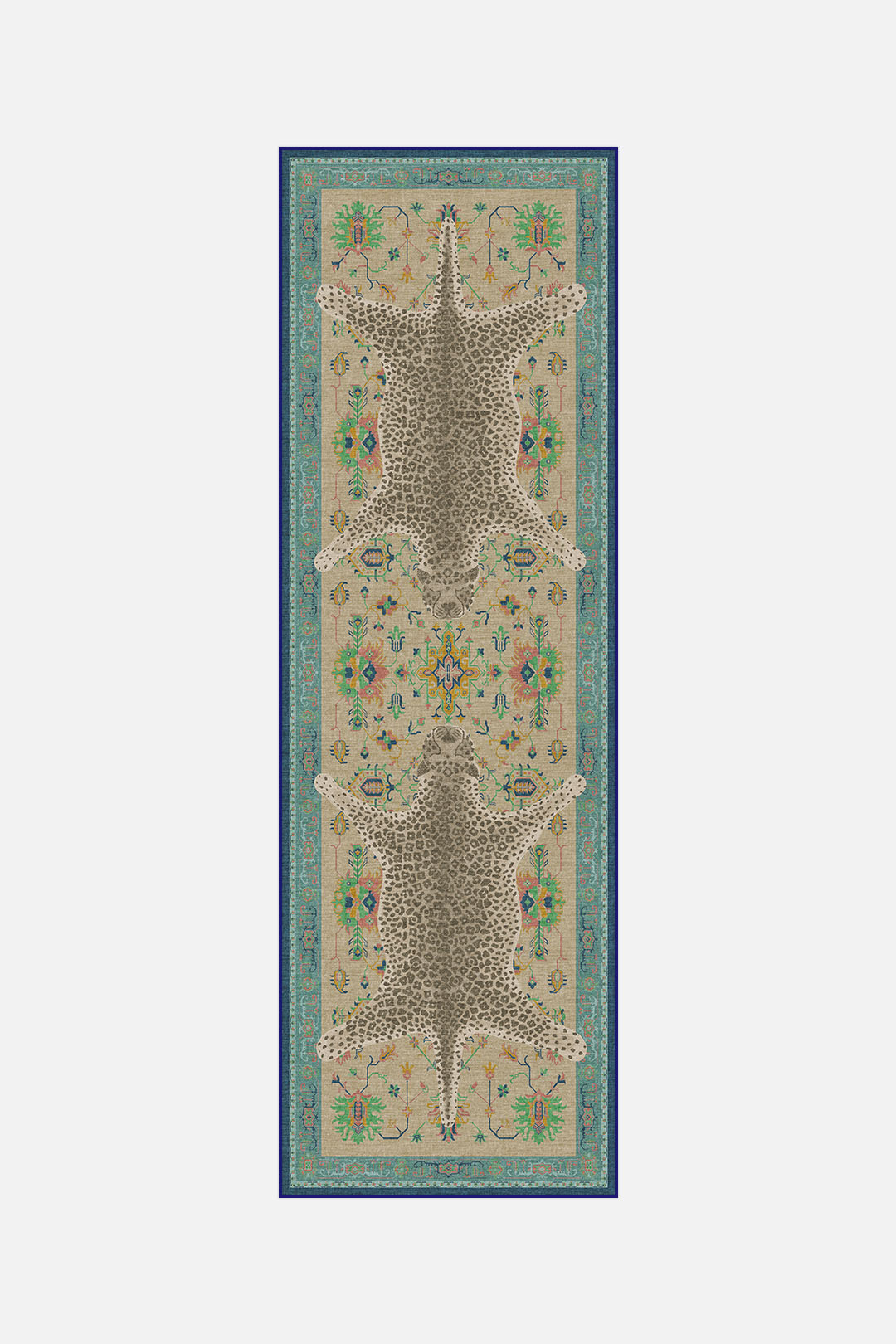 teppana-leopard-bunt-teppich-waschbarer-indoor-teppich-im-mehrfarbigen-leoparden image 5